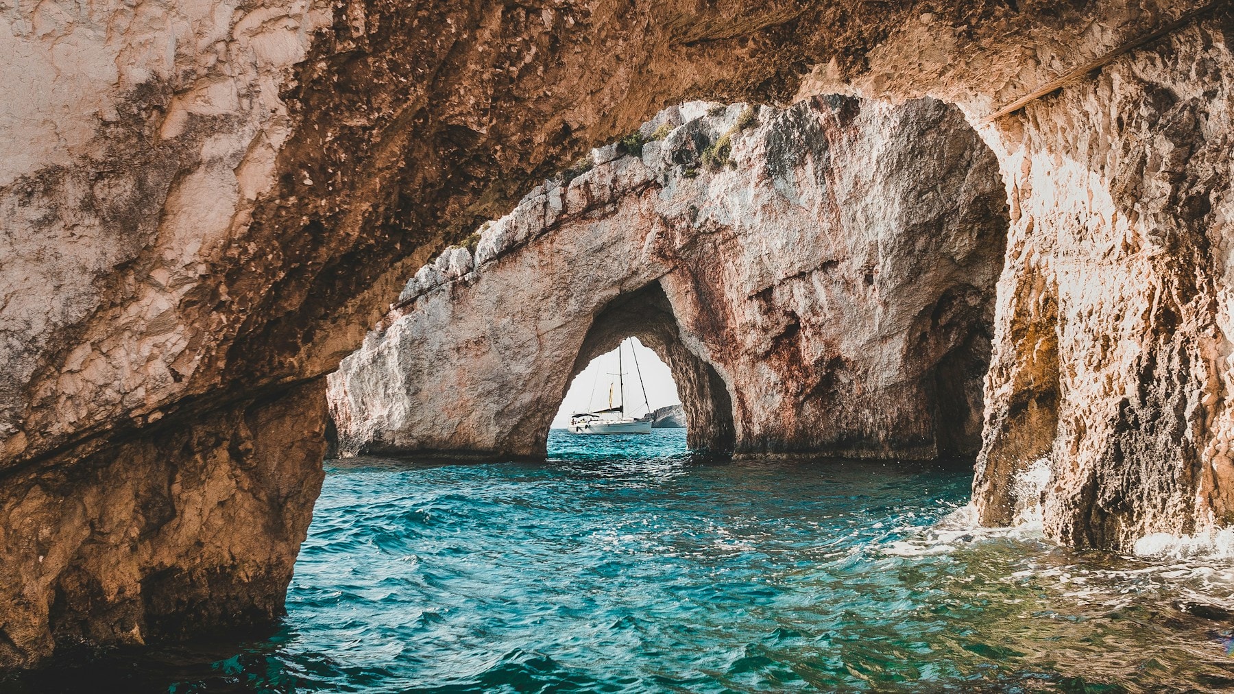 The Blue Caves of Zakynthos